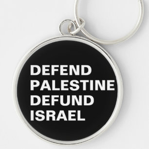 Verteidigen Palästina verteidigen Israel - Israel  Schlüsselanhänger
