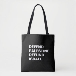 Verteidigen Palästina verteidigen Israel - Israel Tasche