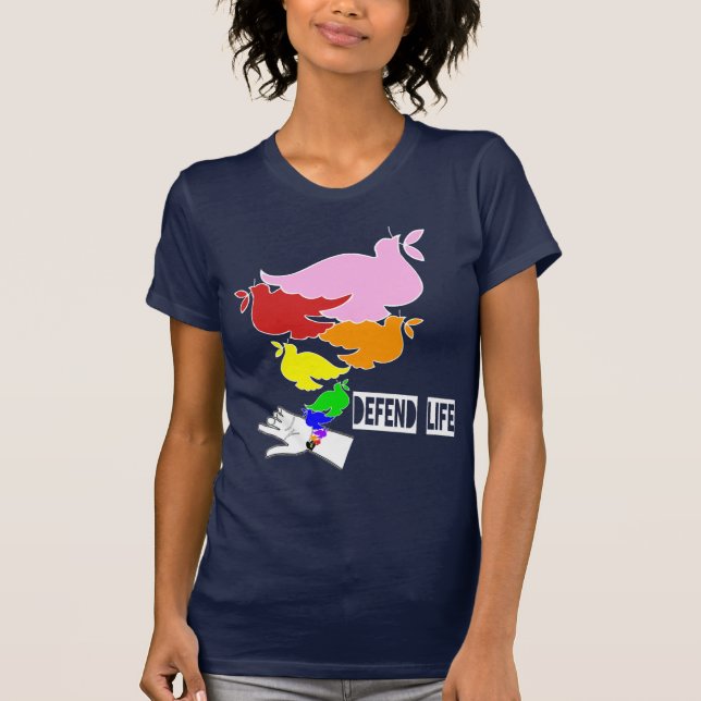 VERTEIDIGEN Sie DAS LEBEN, nach dem Regen… T-Shirt (Vorderseite)