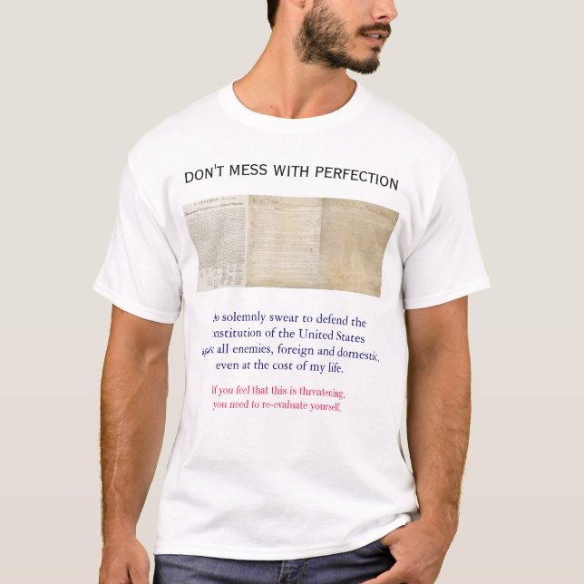 Verteidigen Sie die Konstitution T-Shirt (Vorderseite)
