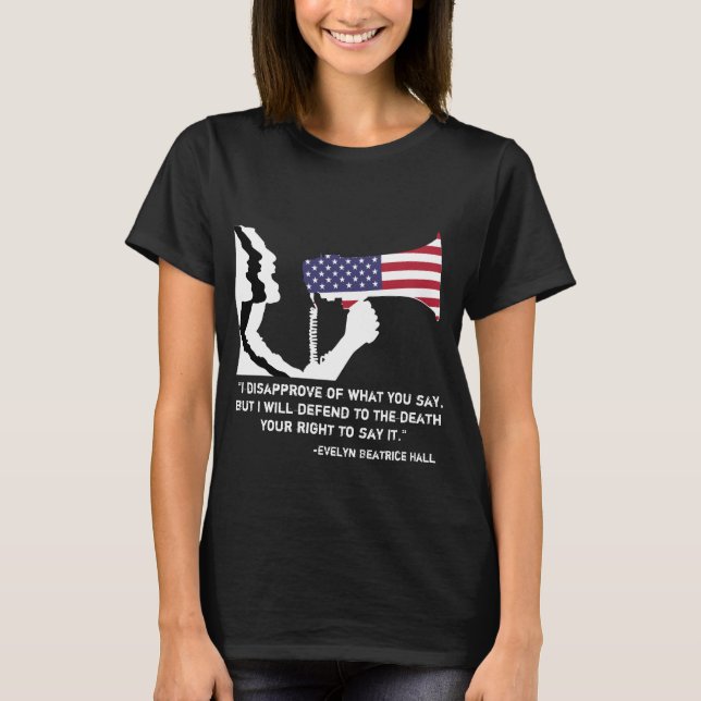 Verteidigen Sie die T der Redefreiheit-Frauen T-Shirt (Vorderseite)