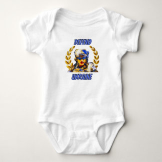 Verteidigen Sie die Ukraine - Azower Soldat. Baby Strampler