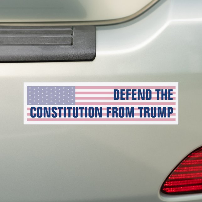 Verteidigen Sie die Verfassung aus Trumps amerikan Autoaufkleber (Auf Auto)