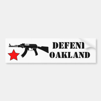 Verteidigen Sie Oakland-Aufkleber Autoaufkleber