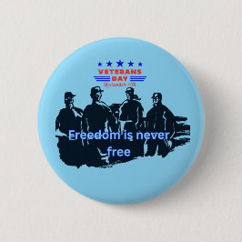 Verteidiger der Freiheit babyblau Button