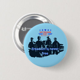 Verteidiger der Freiheit babyblau Button