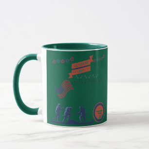Verteidiger der Freiheit hunter green Tasse