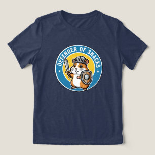 Verteidiger der Snacks Hamster Tri-Blend Shirt