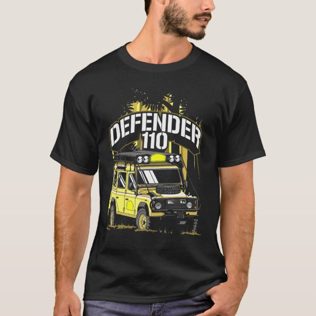 Verteidiger des Geländewagens des T-Shirts (Vorderseite)