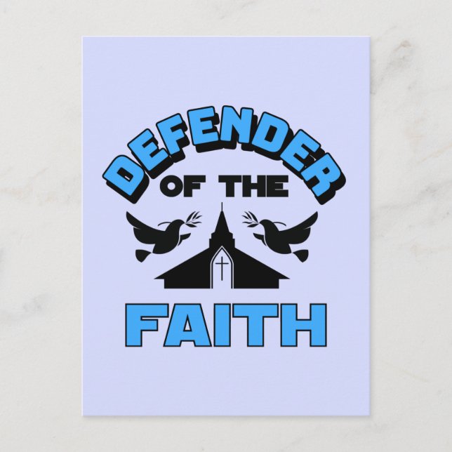 Verteidiger des Glaubens Postkarte (Vorderseite)