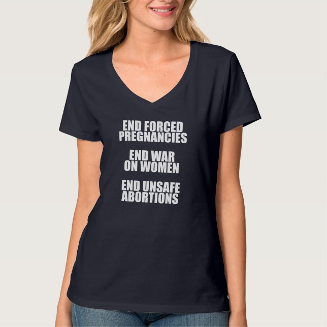 Verteidiger Roe V Wade Pro Choice Abortion Rights  T-Shirt (Vorderseite)