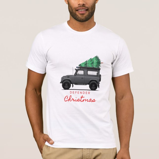 Verteidiger Weihnachtsmann T - Shirt Männer (Vorderseite)