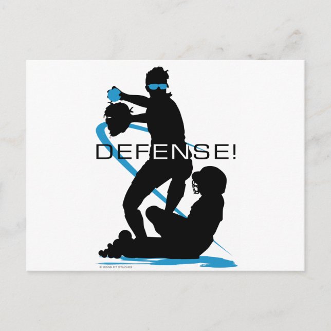 Verteidigung2 Postkarte (Vorderseite)