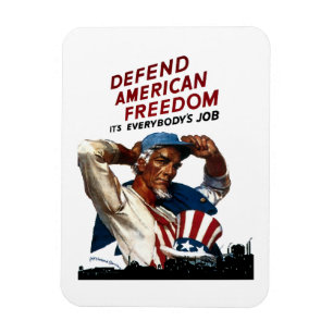 Verteidigung der amerikanischen Freiheit Magnet
