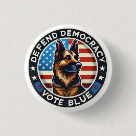 Verteidigung der Demokratie - Abstimmung blau - De Button