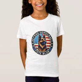 Verteidigung der Demokratie - Abstimmung blau - De T-Shirt