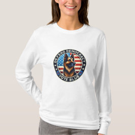 Verteidigung der Demokratie - Abstimmung blau - De T-Shirt