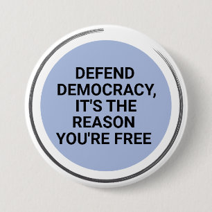 Verteidigung der Demokratie Es ist der Grund, waru Button