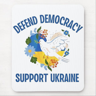 Verteidigung der Demokratie Unterstützung der Ukra Mousepad