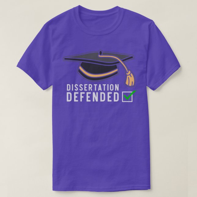 Verteidigung der Dissertation 4 T-Shirt (Design vorne)