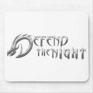 Verteidigung der Nacht - glatte Logo-Maus-Pad Mousepad