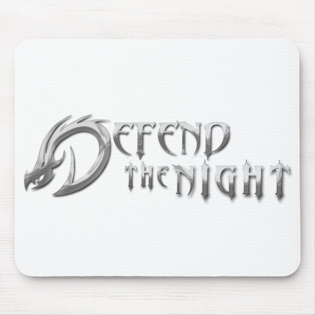 Verteidigung der Nacht - glatte Logo-Maus-Pad Mousepad (Vorne)