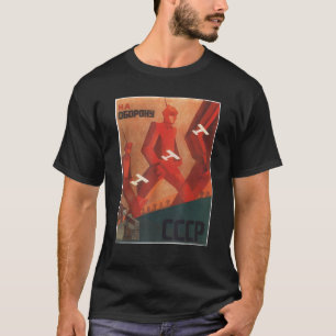 Verteidigung der Sowjetunion UdSSR Russischer Retr T-Shirt
