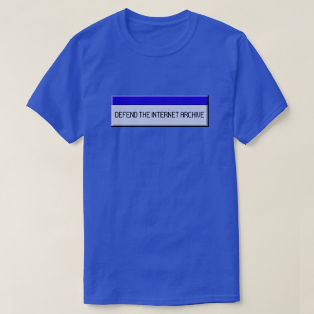 Verteidigung des Internet Archive T - Shirt (Design vorne)