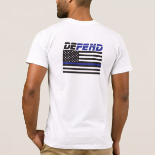 Verteidigung des T - Shirt der Polizei