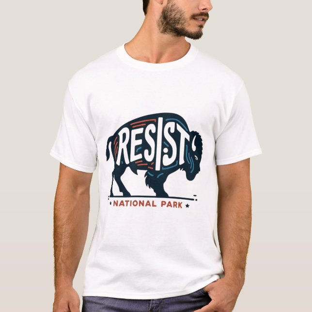 Verteidigung öffentlicher Landstriche Retro Resist T-Shirt (Vorderseite)