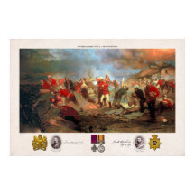 Verteidigung von Rorkes Drift Signature Poster