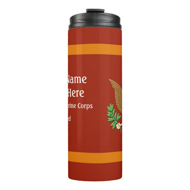 Verteidigungsemblem des Militärmarinekorps Thermosbecher (Vorderseite)