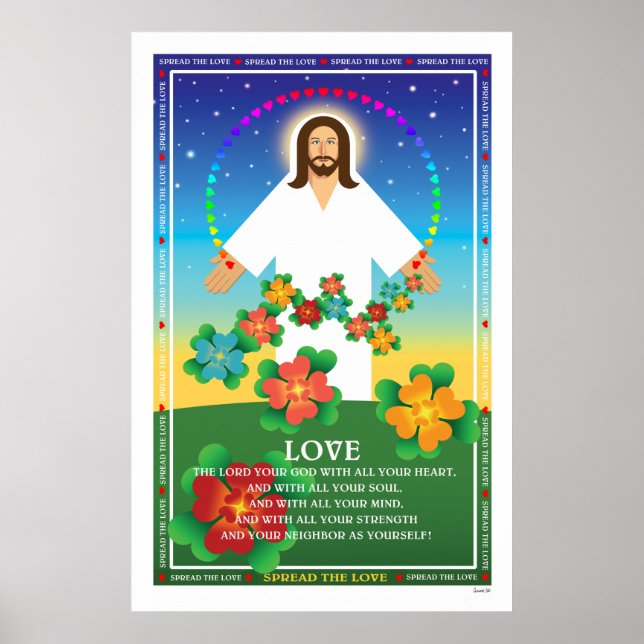 VERTEILEN DER LIEBE POSTER (Vorne)
