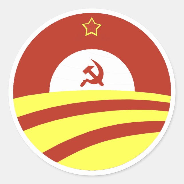 Verteilen des Reichtums Runder Aufkleber (Vorderseite)