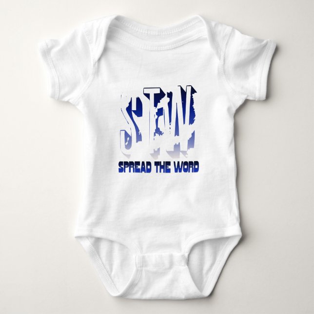 Verteilen des Worts Christlich Baby Strampler (Vorderseite)