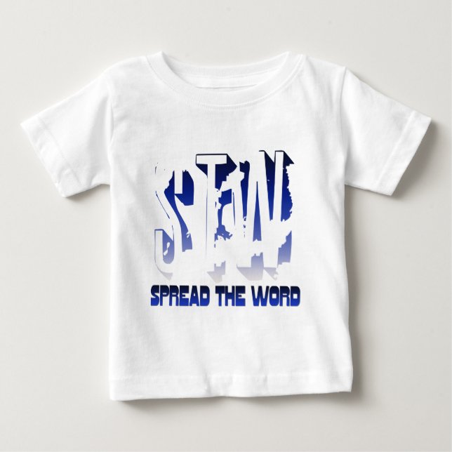 Verteilen des Worts Christlich Baby T-shirt (Vorderseite)