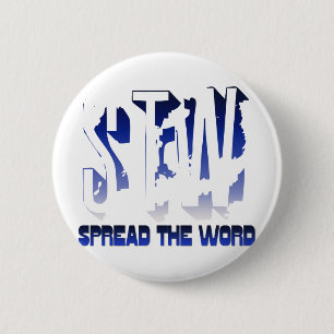 Verteilen des Worts Christlich Button