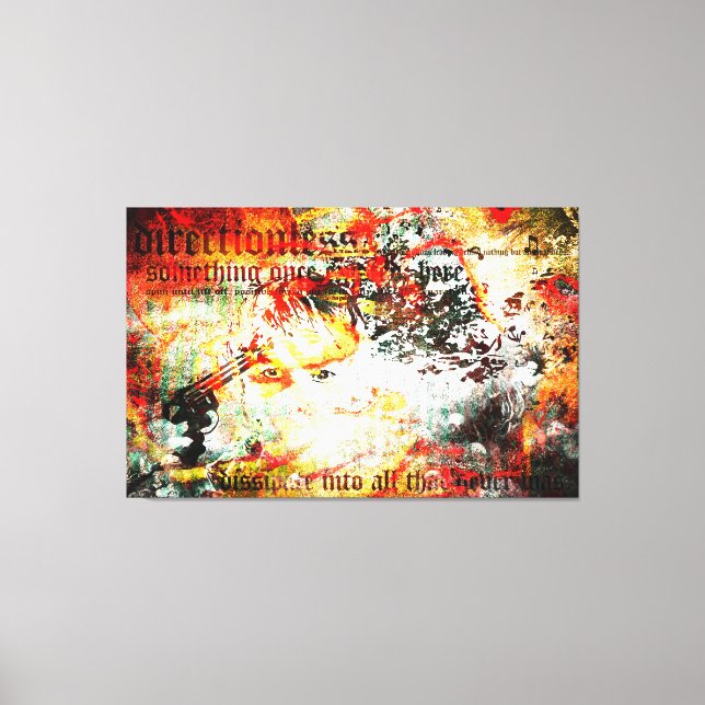 verteilen leinwanddruck (Vorderseite)