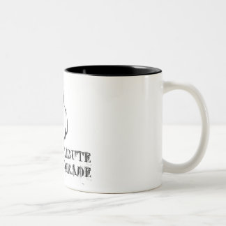 Verteilen Sie dieses neu! Zweifarbige Tasse