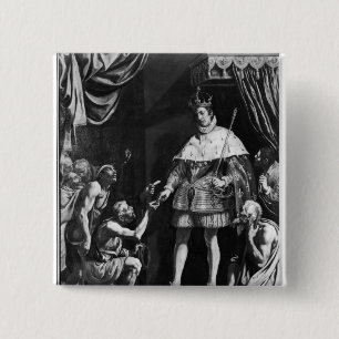 Verteilende Almosen St. Louis, c.1615-20 Button