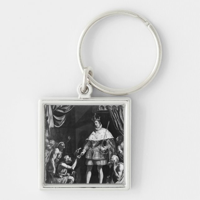 Verteilende Almosen St. Louis, c.1615-20 Schlüsselanhänger (Vorne)