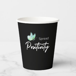Verteilung der Positivität Pappbecher