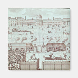 Verteilung des Brotes am Tuileries Kiosk Magnet