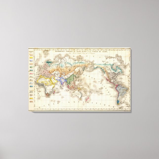 Verteilung primitiv leinwanddruck (Vorderseite)