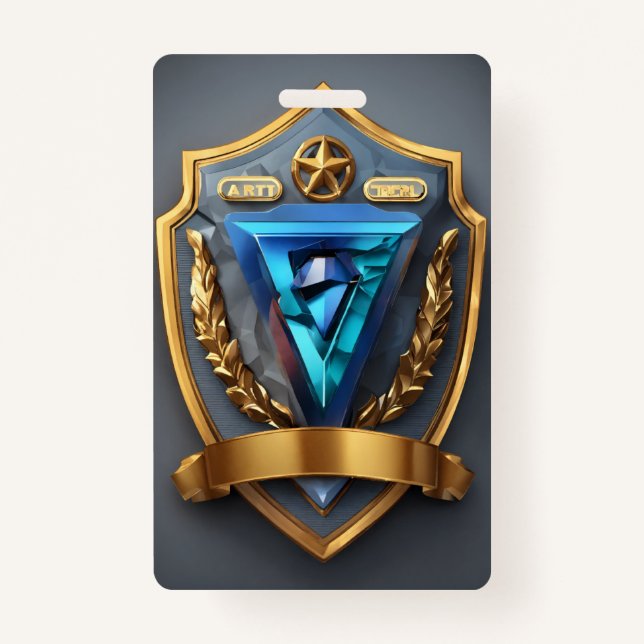 Vertical | Dauerhafter benutzerdefinierter ID-Kart Ausweis (Vorderseite)