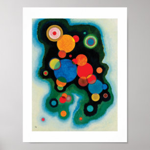 Vertiefter Antrieb durch Wassily Kandinsky Poster