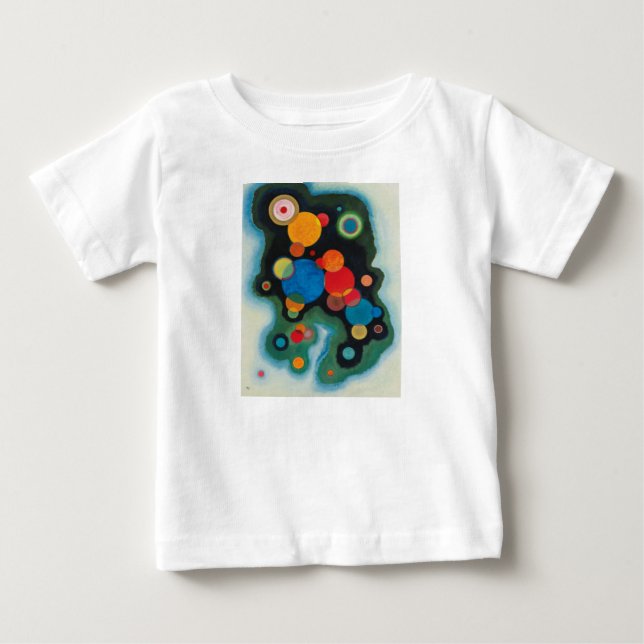 Vertiefung des Abstrakten Impulses auf der Leinwan Baby T-shirt (Vorderseite)