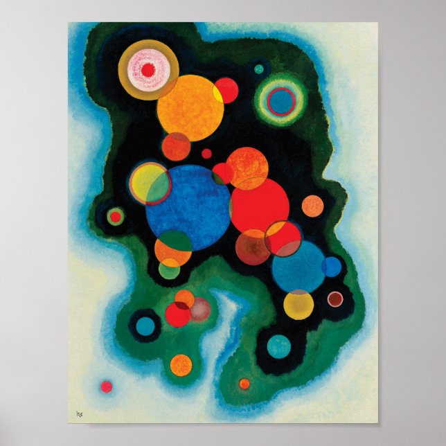 Vertiefung des Impulses von Wassily Kandinsky Poster (Vorne)