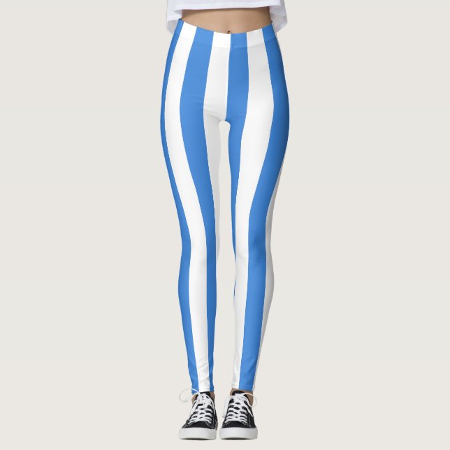 Vertikal gestrichelte Farben für die nationale Fla Leggings (Vorderseite)