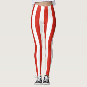 Vertikal gestrichene Flaggenfarben für Kanada Leggings